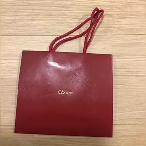 Cartier paper shopping bag